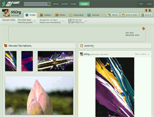 Tablet Screenshot of nsorg.deviantart.com