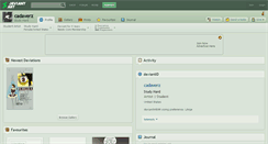 Desktop Screenshot of cadaverz.deviantart.com