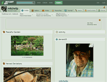 Tablet Screenshot of mitchellp.deviantart.com