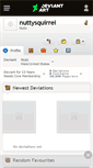 Mobile Screenshot of nuttysquirrel.deviantart.com
