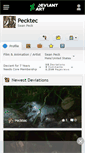 Mobile Screenshot of pecktec.deviantart.com