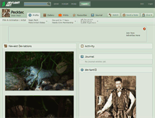 Tablet Screenshot of pecktec.deviantart.com