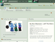 Tablet Screenshot of buubaby25.deviantart.com