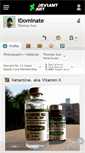 Mobile Screenshot of idominate.deviantart.com