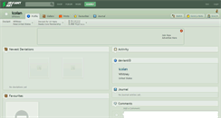 Desktop Screenshot of icolan.deviantart.com