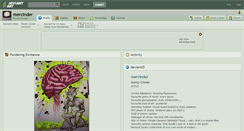 Desktop Screenshot of mercinder.deviantart.com