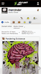 Mobile Screenshot of mercinder.deviantart.com