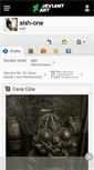 Mobile Screenshot of aish-one.deviantart.com