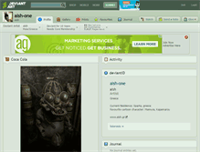 Tablet Screenshot of aish-one.deviantart.com