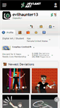 Mobile Screenshot of evilhaunter13.deviantart.com