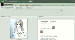 Desktop Screenshot of dncelladelaluna.deviantart.com