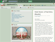 Tablet Screenshot of hotelhavenoct.deviantart.com