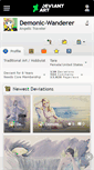Mobile Screenshot of demonic-wanderer.deviantart.com