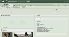 Desktop Screenshot of deriant.deviantart.com