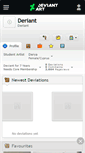 Mobile Screenshot of deriant.deviantart.com