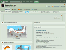 Tablet Screenshot of dragonslayersair.deviantart.com