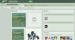 Desktop Screenshot of mlp-fan-fic0-club.deviantart.com