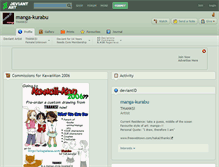 Tablet Screenshot of manga-kurabu.deviantart.com