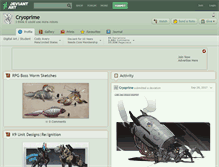 Tablet Screenshot of cryoprime.deviantart.com