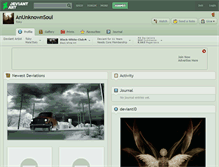 Tablet Screenshot of anunknownsoul.deviantart.com