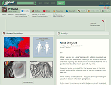 Tablet Screenshot of preliatus.deviantart.com