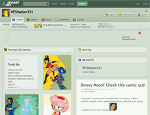 Tablet Screenshot of nfsmaster321.deviantart.com