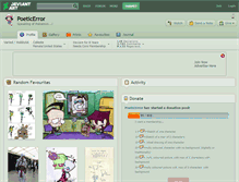 Tablet Screenshot of poeticerror.deviantart.com