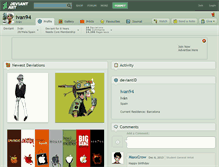 Tablet Screenshot of ivan94.deviantart.com