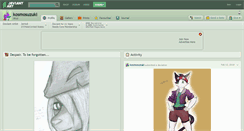 Desktop Screenshot of kosmosuzuki.deviantart.com