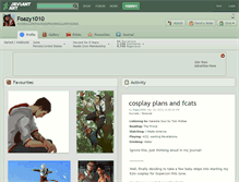 Tablet Screenshot of foazy1010.deviantart.com