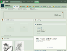 Tablet Screenshot of panayot.deviantart.com