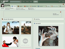 Tablet Screenshot of emonig.deviantart.com