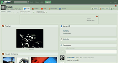 Desktop Screenshot of cymek.deviantart.com