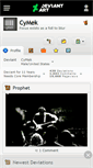 Mobile Screenshot of cymek.deviantart.com