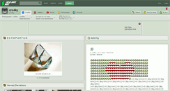 Desktop Screenshot of cro4ky.deviantart.com
