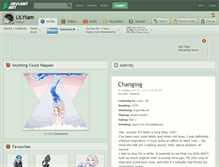 Tablet Screenshot of lilytam.deviantart.com