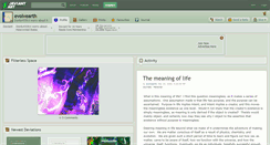 Desktop Screenshot of evolvearth.deviantart.com