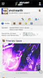 Mobile Screenshot of evolvearth.deviantart.com