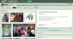 Desktop Screenshot of frostise.deviantart.com