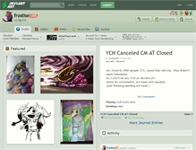 Tablet Screenshot of frostise.deviantart.com