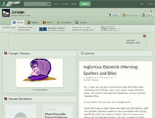 Tablet Screenshot of jurodan.deviantart.com