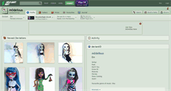 Desktop Screenshot of m0delious.deviantart.com