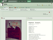 Tablet Screenshot of pa3ka.deviantart.com