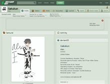 Tablet Screenshot of gakukun.deviantart.com