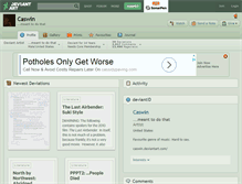 Tablet Screenshot of caswin.deviantart.com