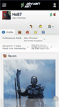 Mobile Screenshot of no87.deviantart.com