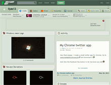 Tablet Screenshot of ilyas13.deviantart.com