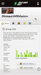 Mobile Screenshot of dinosaurswithguns.deviantart.com