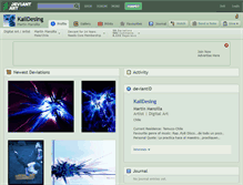 Tablet Screenshot of kaildesing.deviantart.com