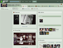 Tablet Screenshot of halloween-4-ever.deviantart.com